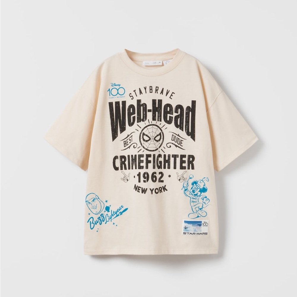 ZARA 100 YEARS OF WONDER © DISNEY T-SHIRT
